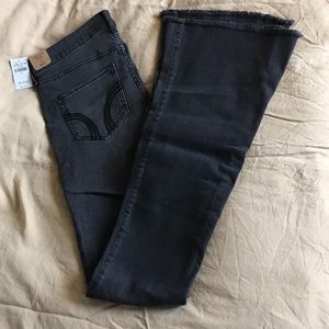 NWT Black Wash Hollister Flare Jeans 3R